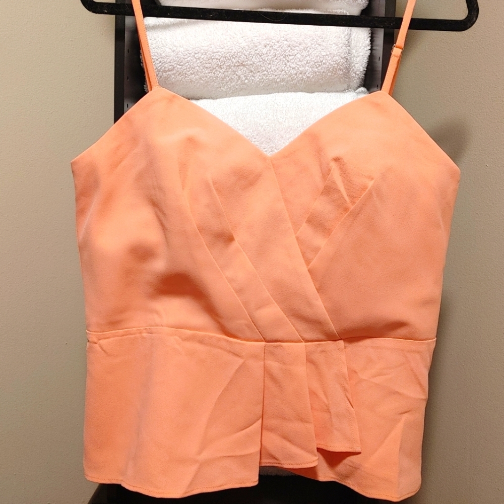 White House Black Market spaghetti strap blouse